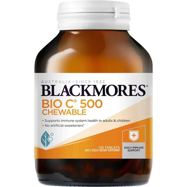 blackmores bio c 500mg chewable 125t||
