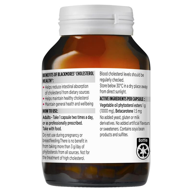 blackmores cholesterol health 60t (expiry 10/26)