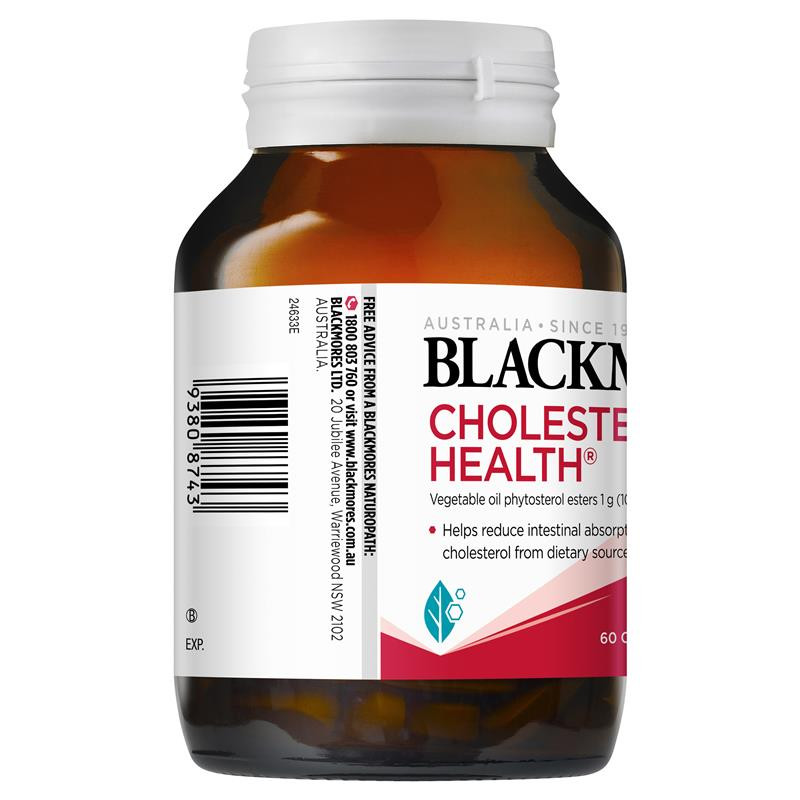 blackmores cholesterol health 60t (expiry 10/26)