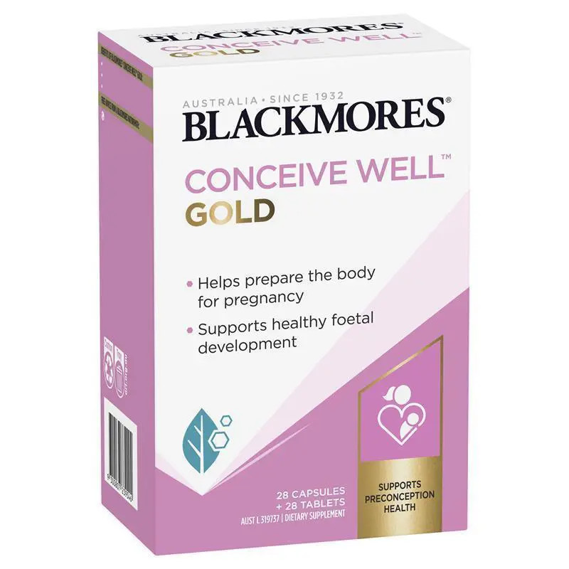 blackmores conceive well gold 28t28c||