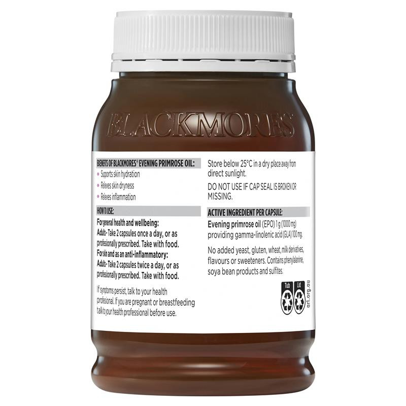 blackmores evening primose oil 190c