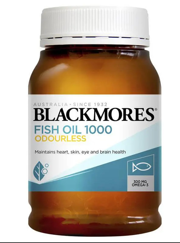 blackmores fish oil 1000mg odourless 200c||