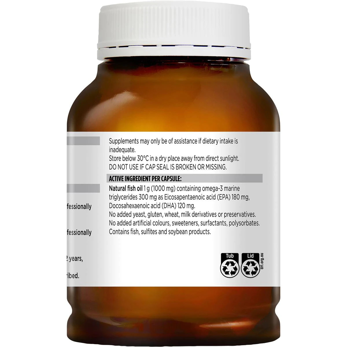 blackmores fish oil 1000mg (400c) odourless