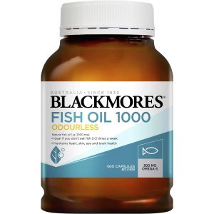 blackmores fish oil 1000mg (400c) odourless||