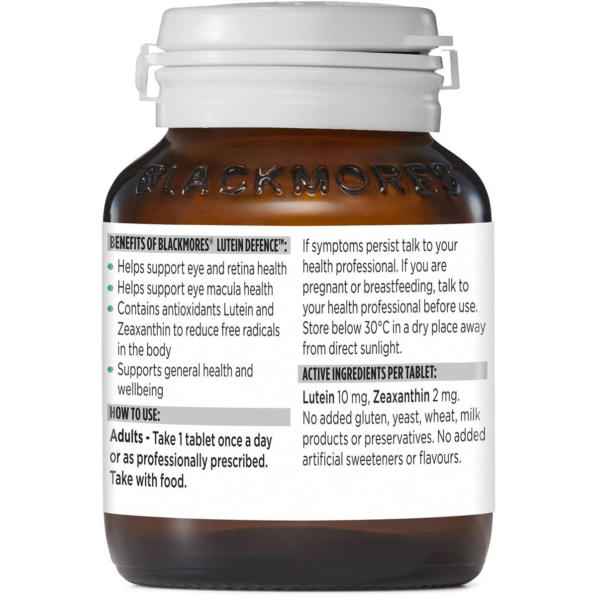 blackmores lutein defence eye care 60t