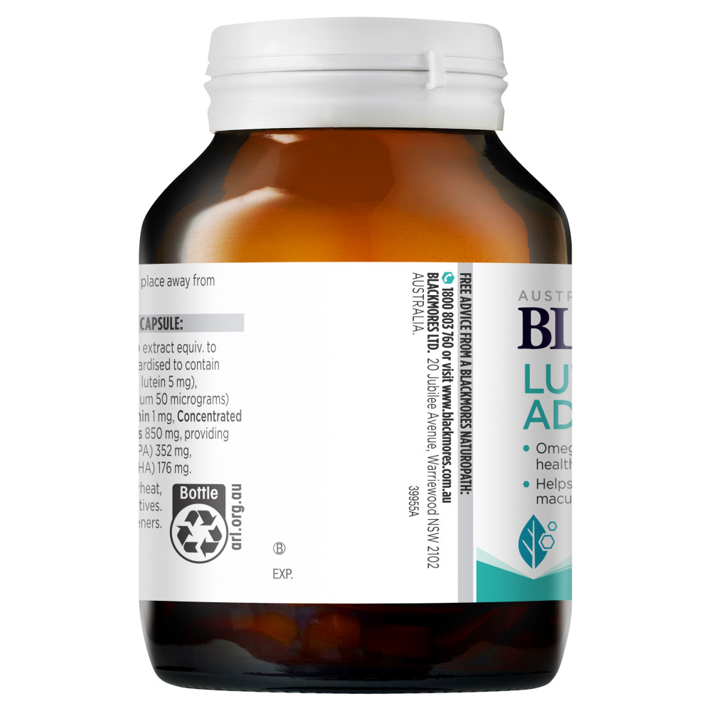 blackmores lutein vision advanced 60c