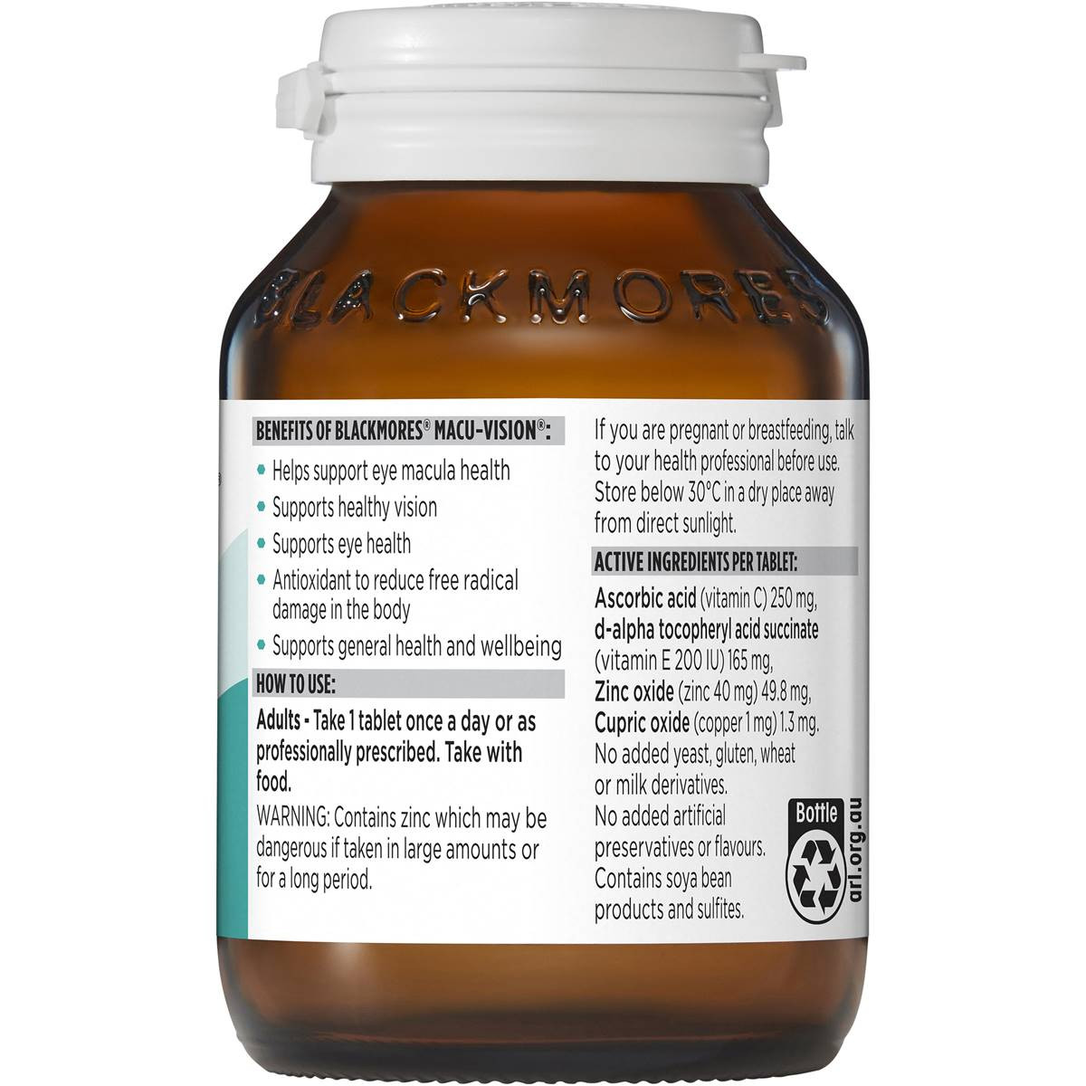 blackmores macuvision eye care (125t)