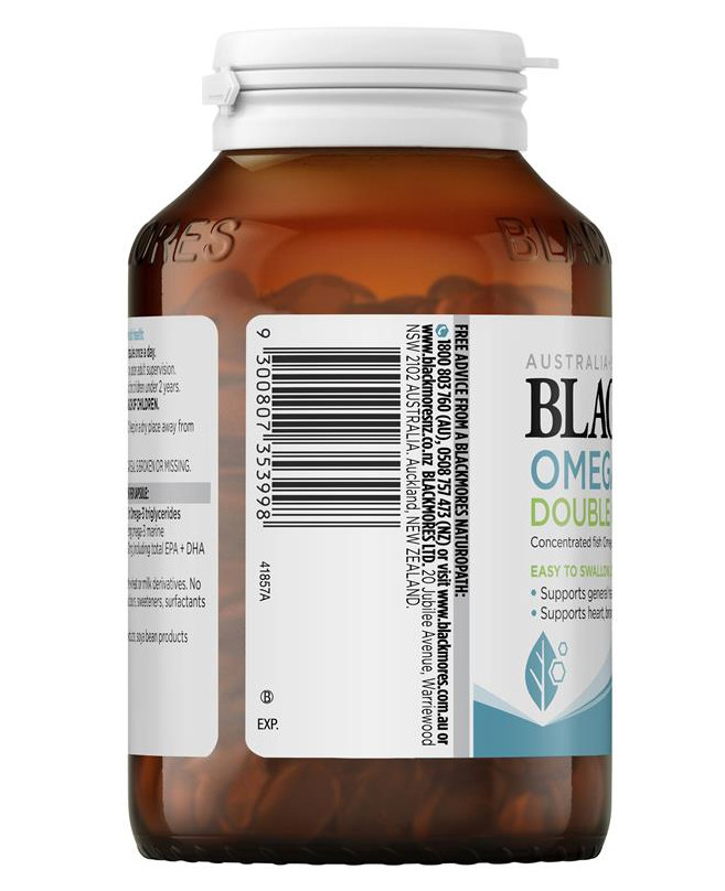 blackmores omega mini double concentrate (glass) 1000mg 200c