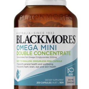 blackmores omega mini double concentrate (glass) 1000mg 200c||