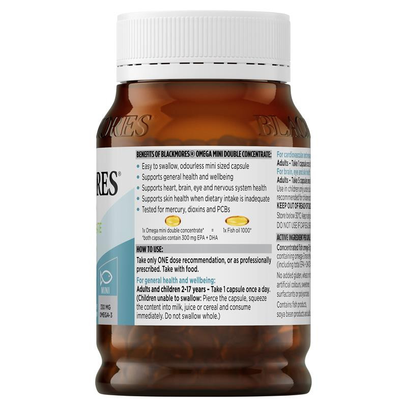 blackmores omega mini double concentrate 400c