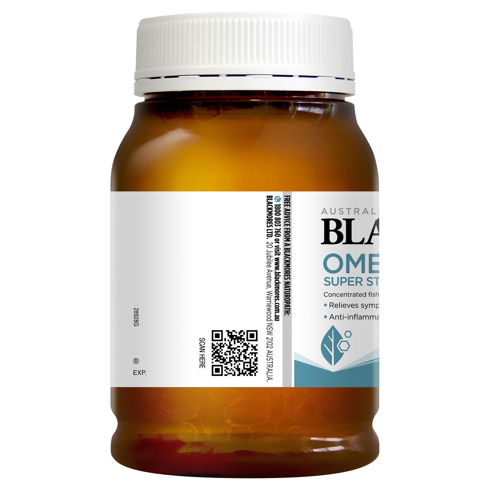 blackmores omega triple high strength fish oil 150c