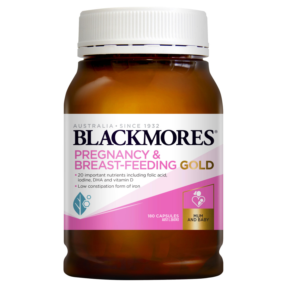 blackmores pregnancy breastfeeding gold 180c|||