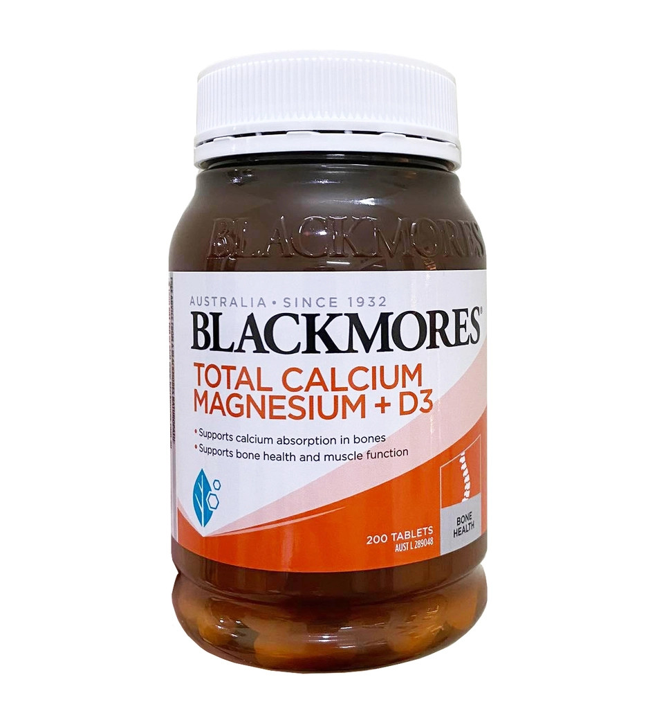 blackmores total calcium magnesium d3 200t|||