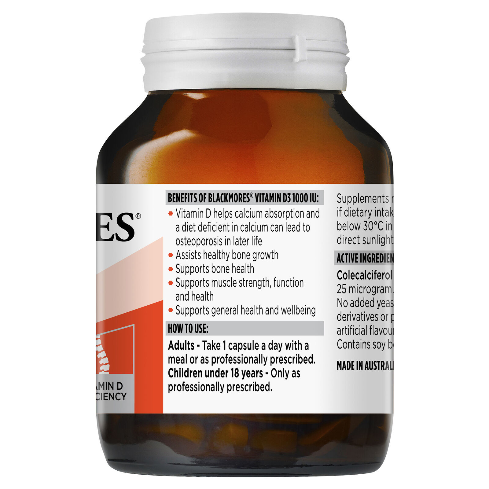 blackmores vitamin d3 1000iu 200c