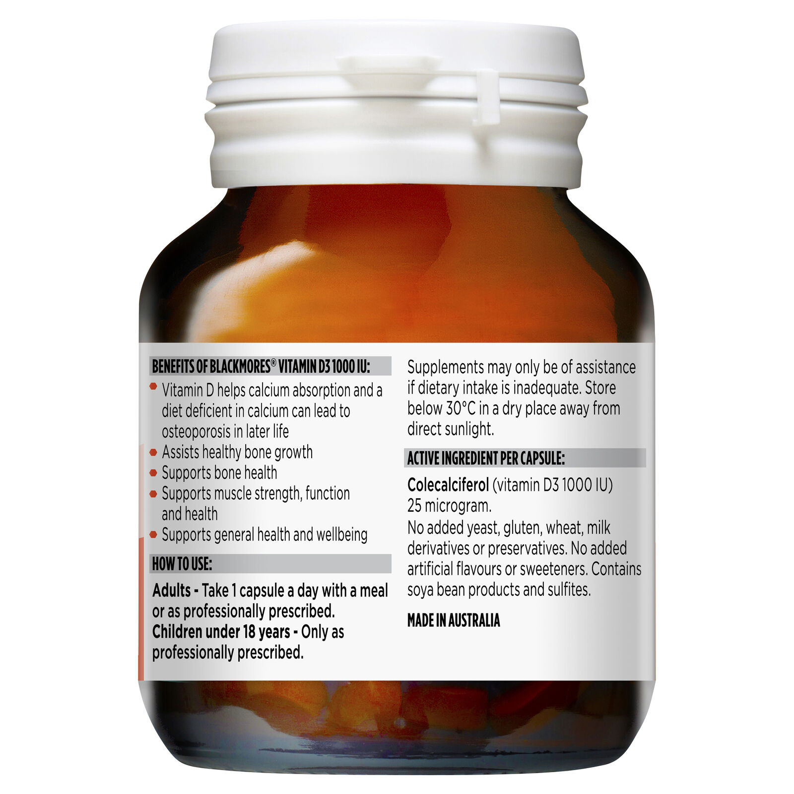 blackmores vitamin d3 1000iu 60c