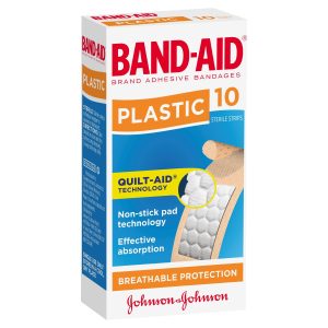 band-aid plastic strips 10pk