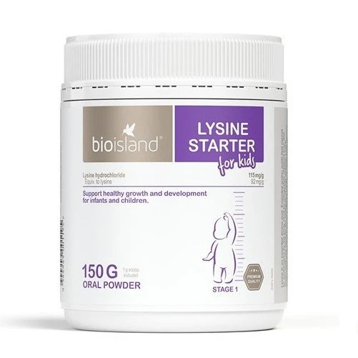 bio island lysine starter for kids (powder) (150g)||