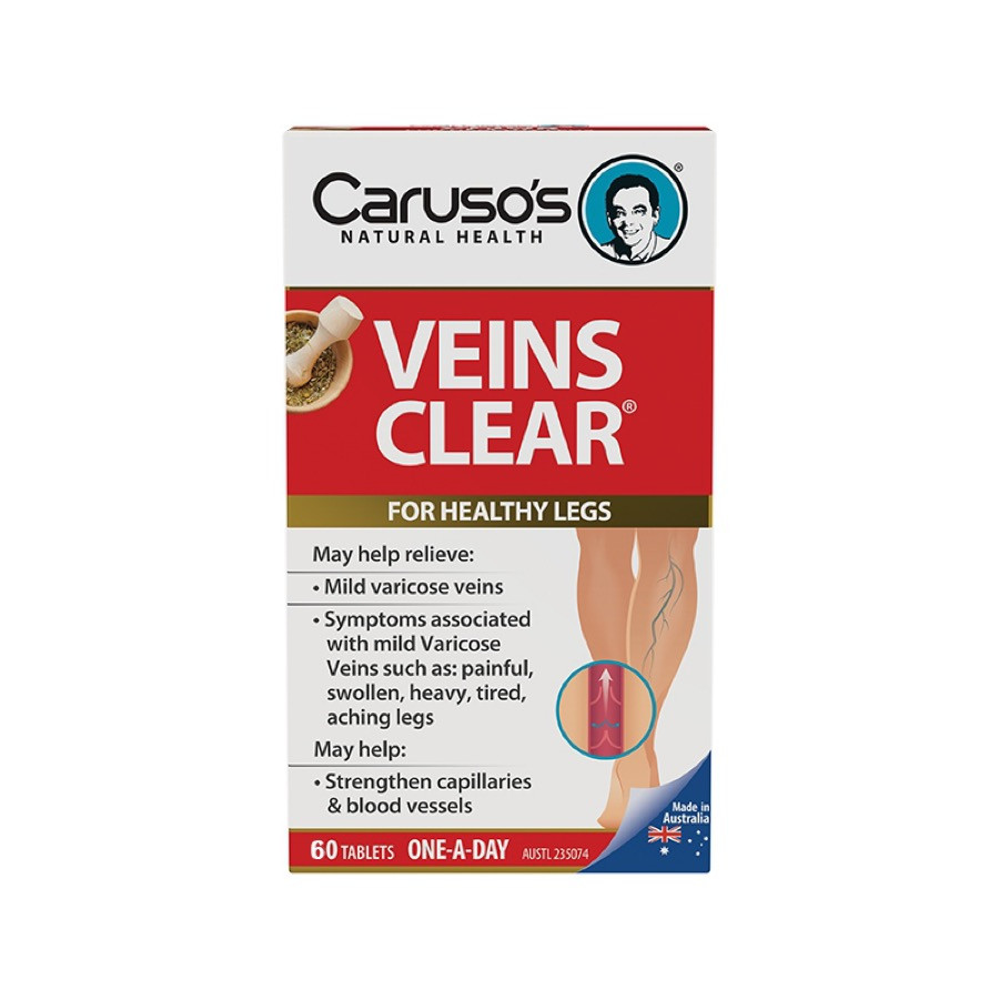 carusos veins clear 60 tablets