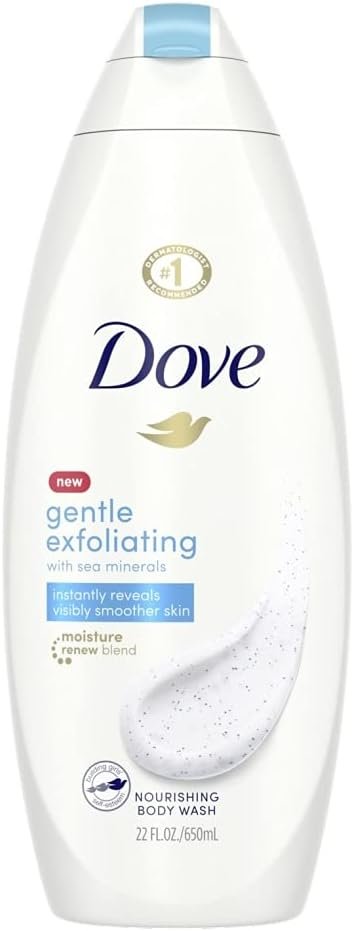 dove gentle exfoliating body wash