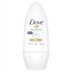 dove sensitive roll-on deodorant - 50ml