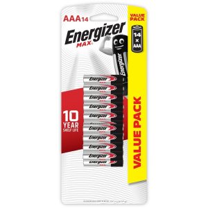energizer max aaa bateries 14 pack
