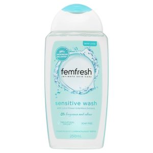 femfresh sensitive wash (blue)|