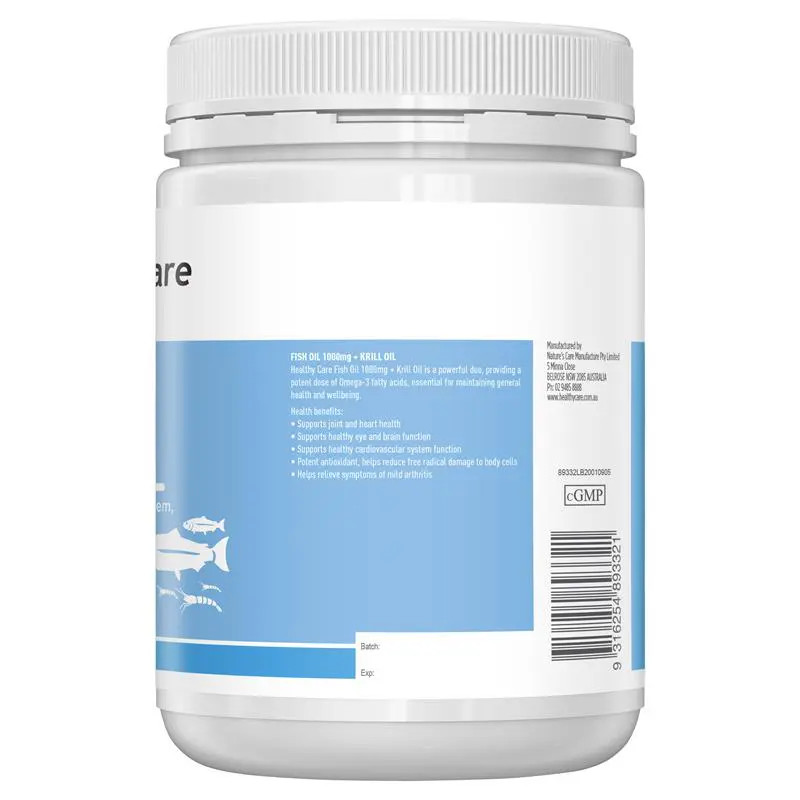 healthy care fish oil krill 400c