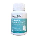 healthy care ginkgo biloba 200 100c