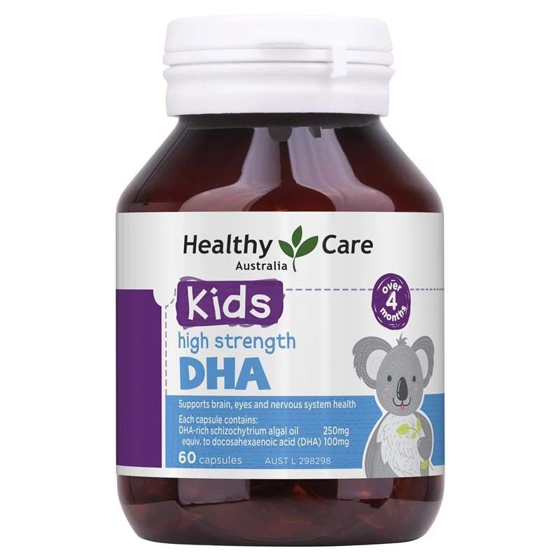 healthy care kids high strength dha 60cht||