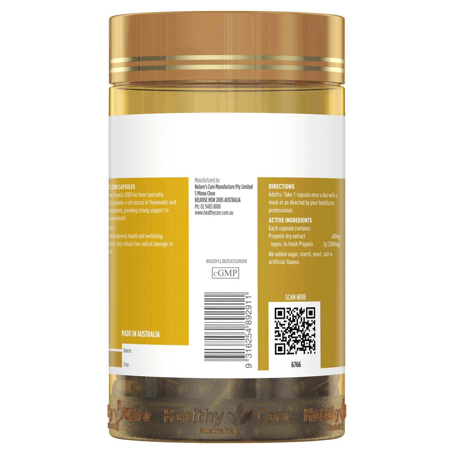 healthy care propolis 2000mg 200c