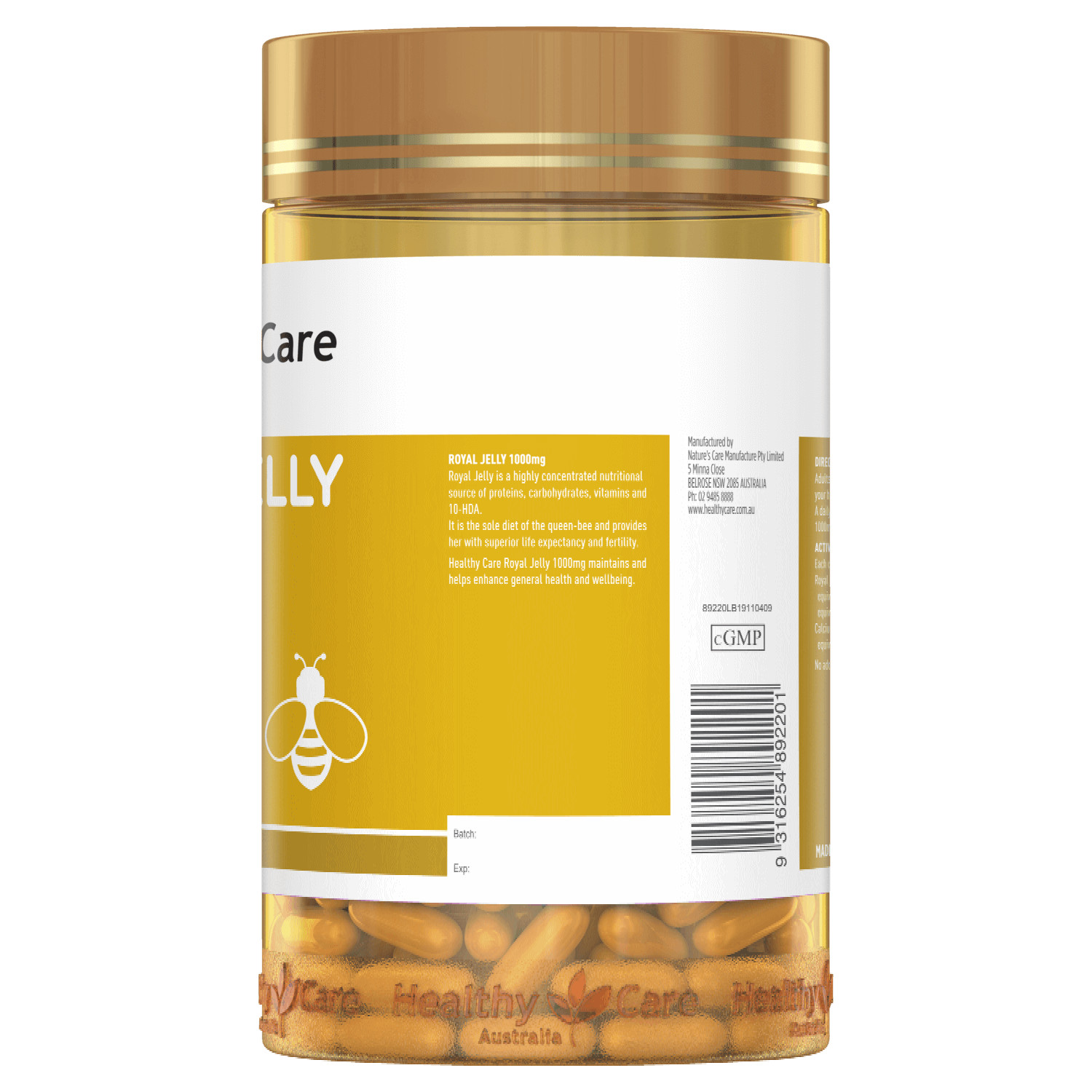 healthy care royal jelly 1000 365c