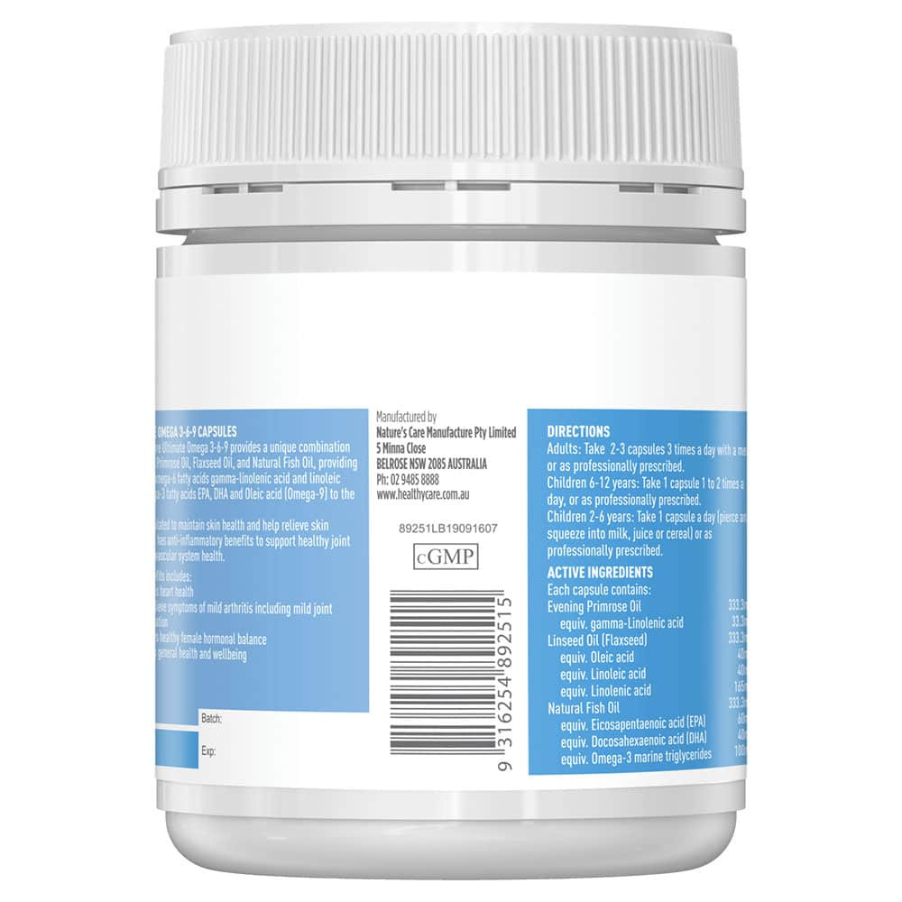 healthy care omega 369 200c