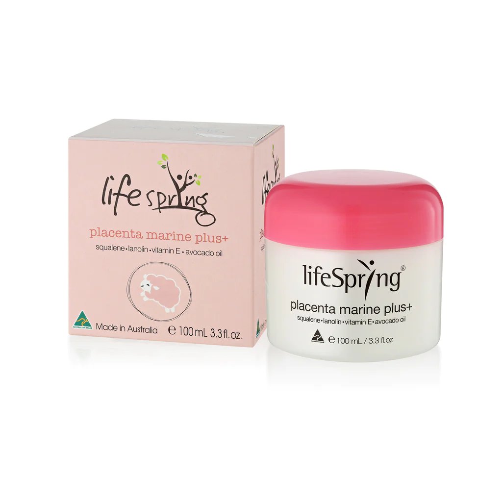 life spring placenta marine plus cream (expiry 6/26)