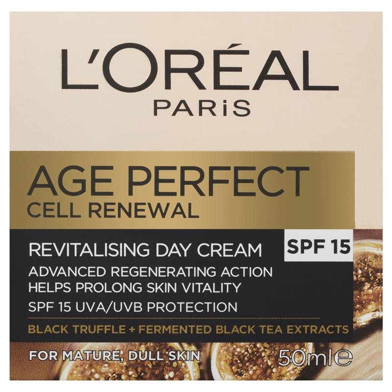 loreal age perfect cell renewal revitalizing cream day spf15