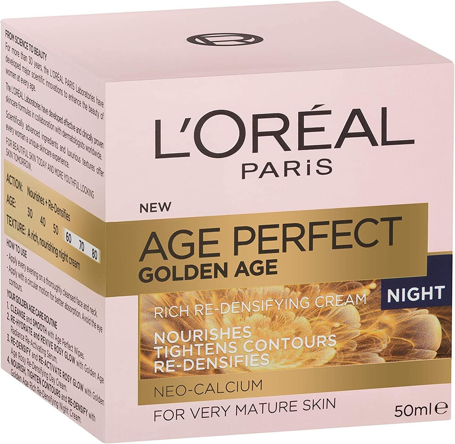 loreal age perfect golden age cream night|
