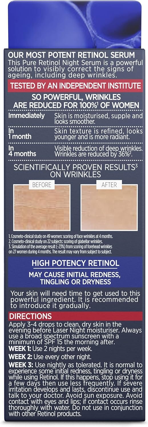 loreal pure retinol night serum