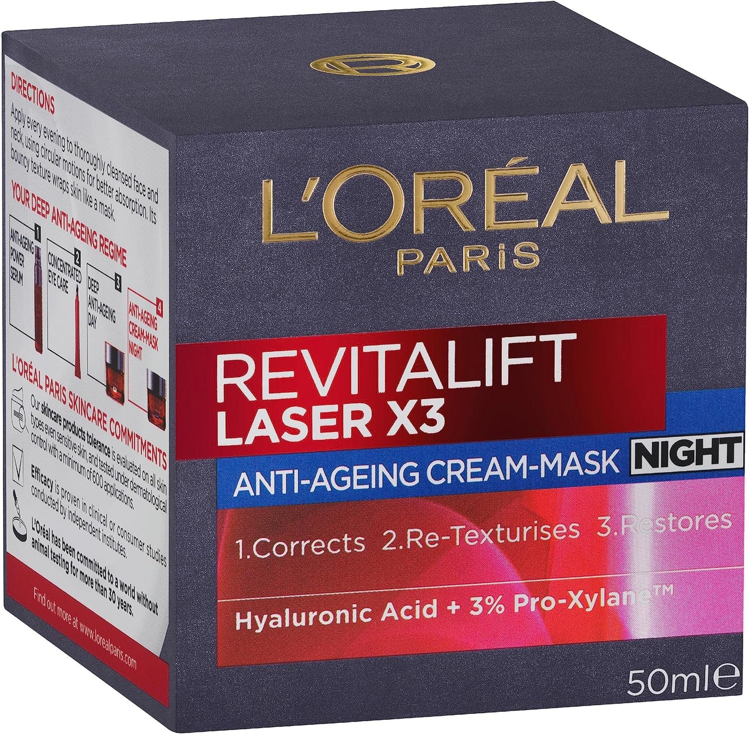 loreal revitalift laser x3 night