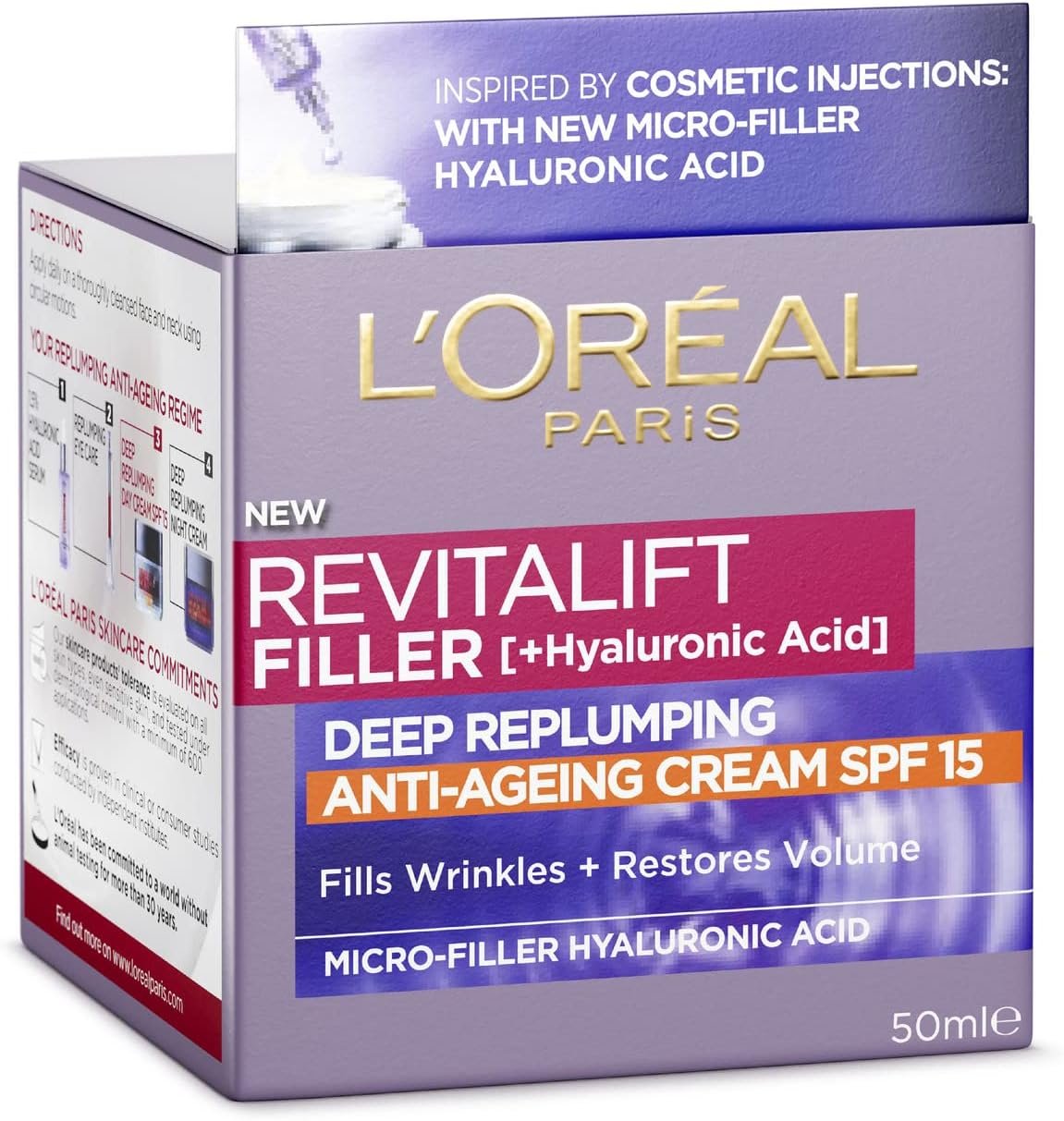 loreal revitalift filler day spf||