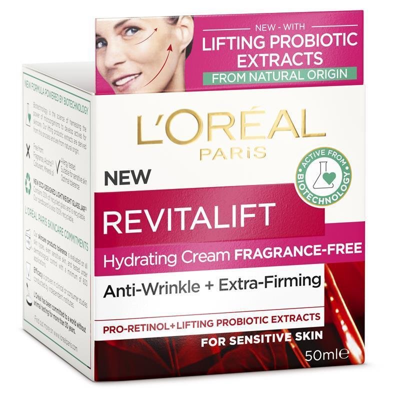 loreal revitalift hydrating cream fragrance free||