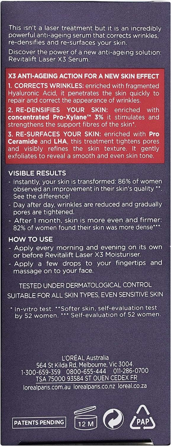 loreal revitalift laser x3 serum