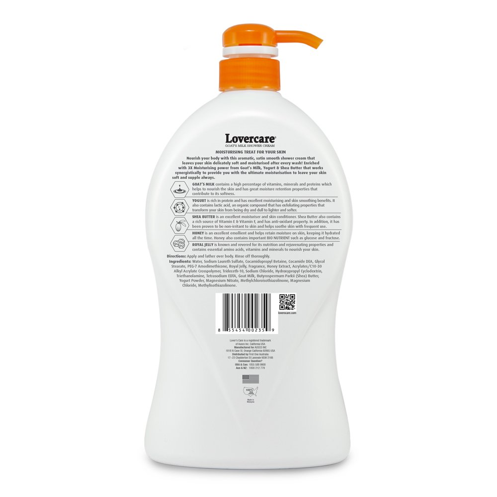lovercare shower cream royal jelly