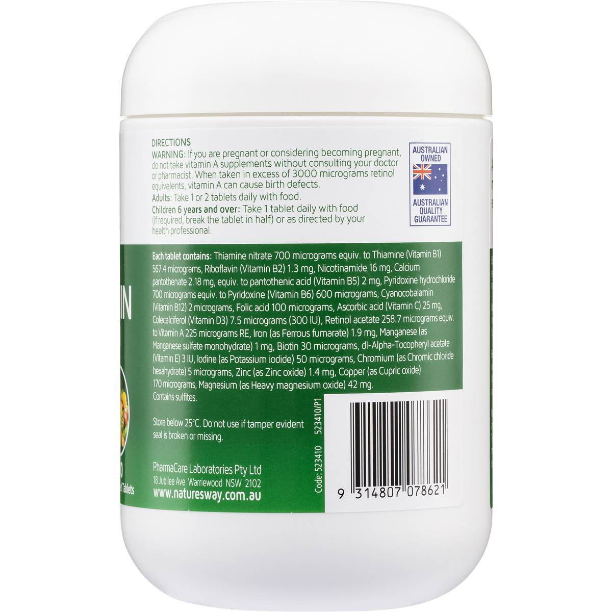 nature way complete daily multivitamin (200t)