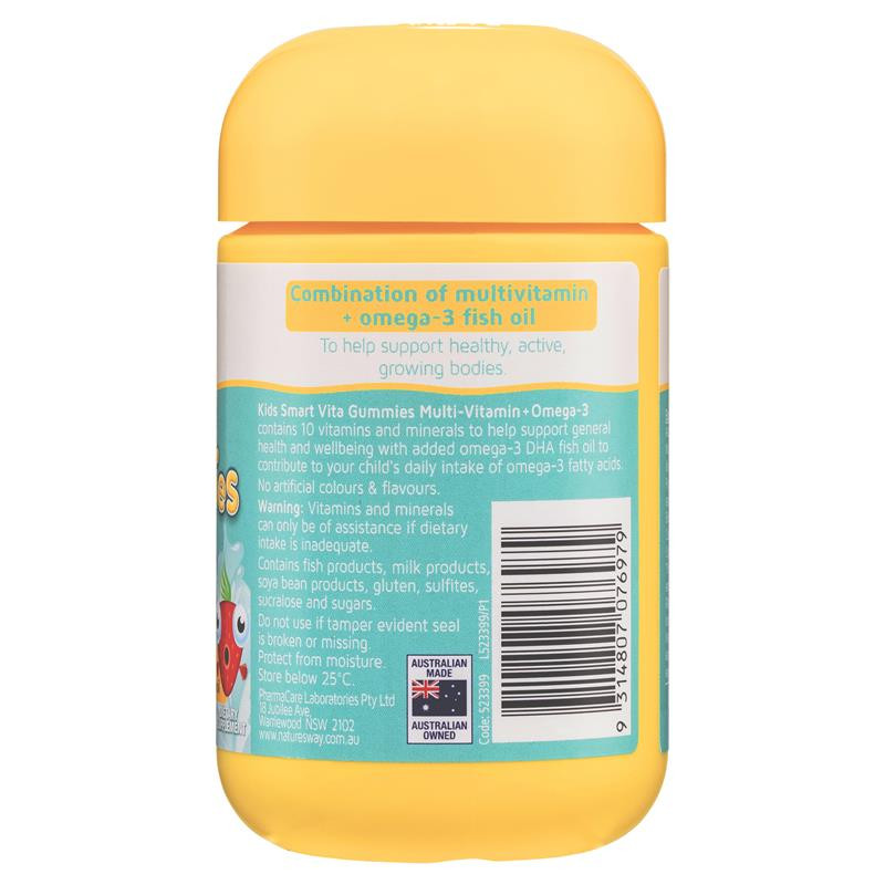nature way kids smart vita gummies multivitamin omega 3 50s