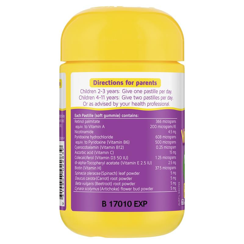 nature way kids smart vita gummies multivitamin vegies 60s