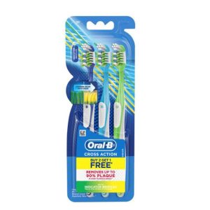 oral b toothbrush cross action 3 pack