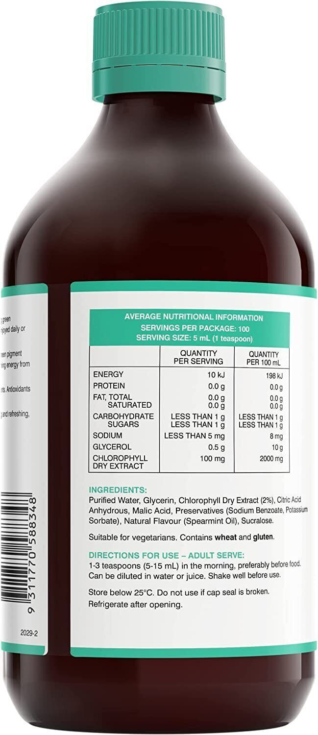 swisse chlorophyll mint 500ml