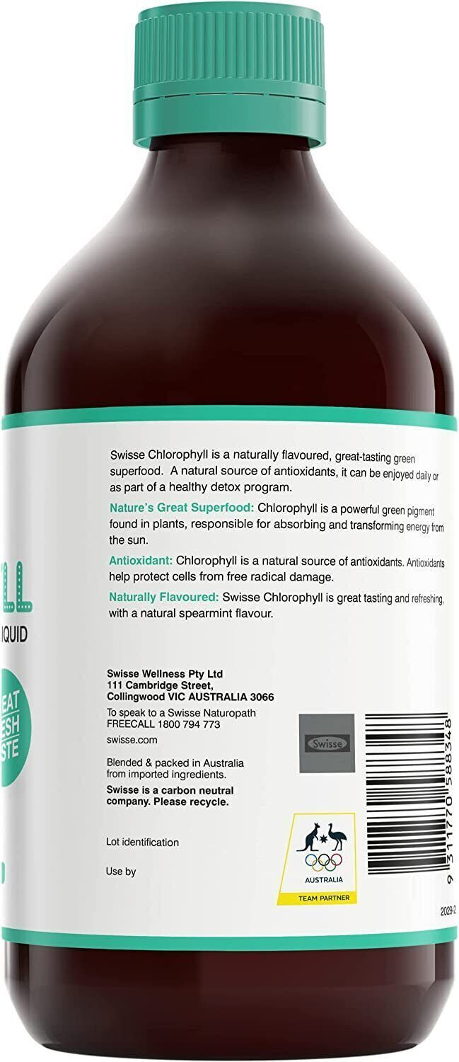 swisse chlorophyll mint 500ml