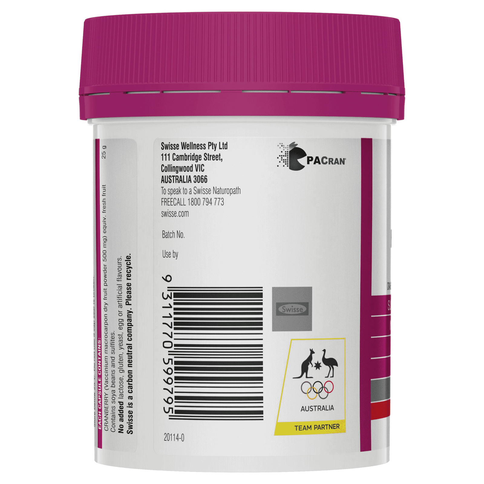 swisse high strength cranberry (90t)