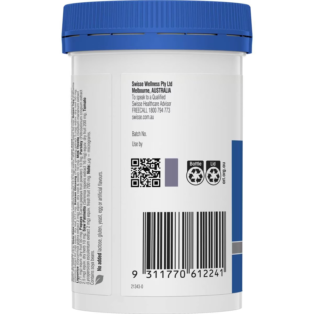 swisse men multivitamin 100v