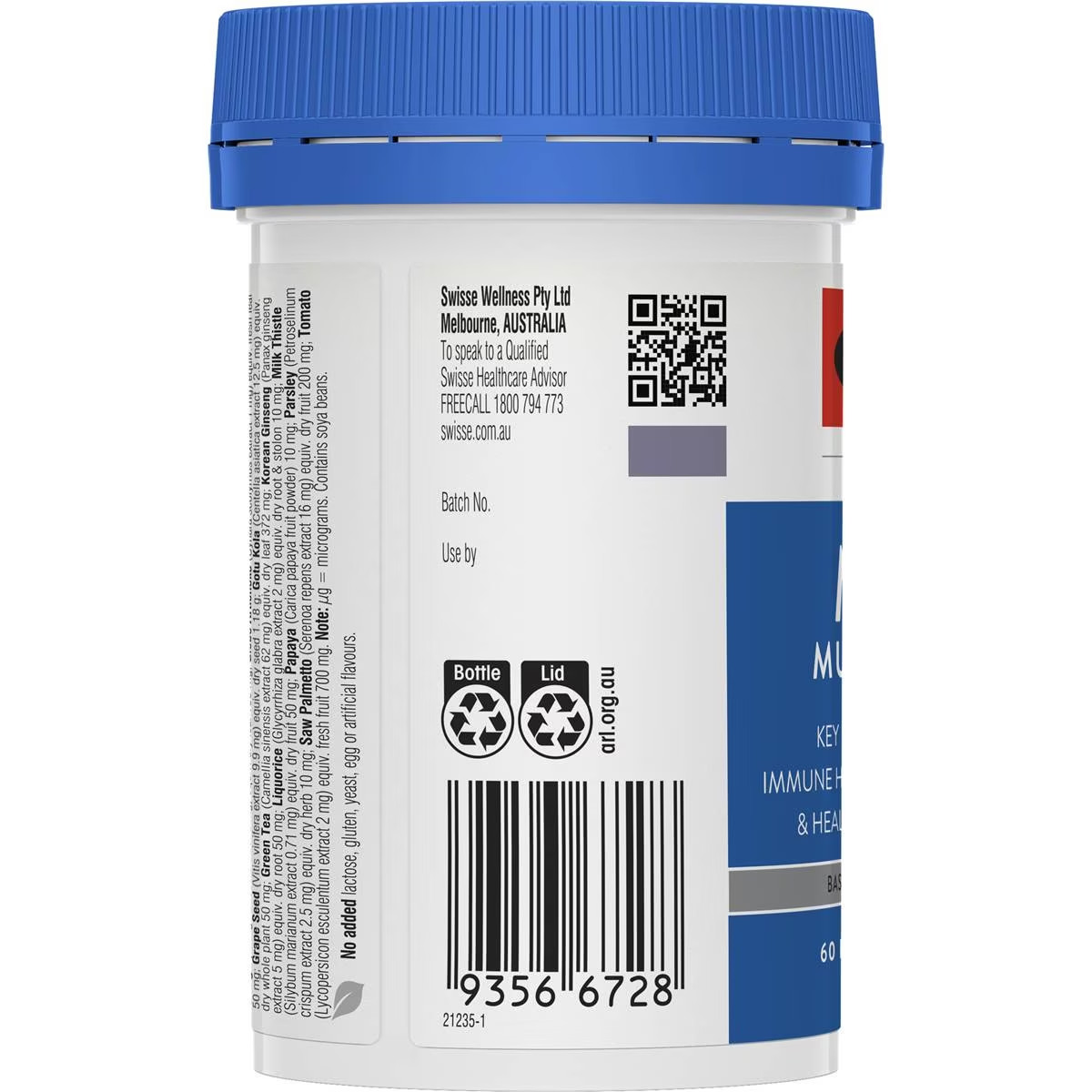 swisse men multivitamin 60t